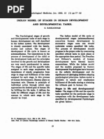 Rangaswami 1992 Indian Model of Stages in Human Development and Developmental Tasks