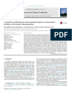 A Model For Predicting The Environmental Impacts of Edu 2015 Journal of Clea