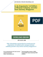 (PDF Download) A Construção Do Argumento 1st Edition John Ramage Micheal Callaway Jennifer Clary Lemon Zachary Waggoner Fulll Chapter