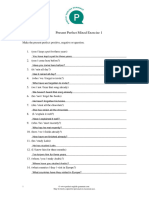 Present Perfect Form Mixed Exercise 1