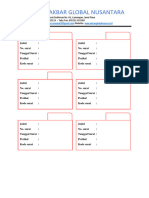 Format Kartu Indeks