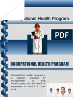 Occupational Health Program