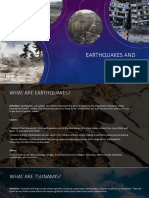 Earthquakes and Tsunamis