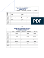 Horario de Clases 2024-2025