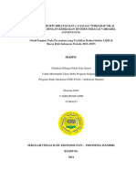 Pengaruh Profitabilitas Dan Laverage Terhadap Nilai Skripsi Fix Bismillah - Yandi Roswandi - Overall