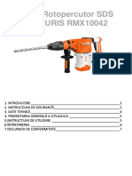 Manual Ciocan Rotopercutor SDS MAX RURIS RMX10042