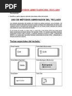 Uso de Métodos Abreviados Del Teclado