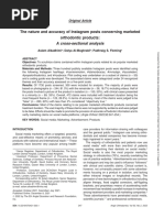 The Nature and Accuracy of Instagram Posts Concerning Marketed Orthodontic Products: A Cross-Sectional Analysis