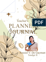 Teacher's Planner b5 Size