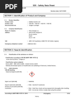 Sequestrante de Oxigenio Cloro Bissulfito de Sodio - Sisbrax Scave O-39 - Msds - 20211126