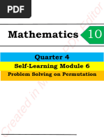 Math 10 - Q4 M6