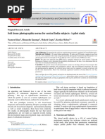 Soft Tissue Photographic Norms For Central India Subjects-A Pilot Study