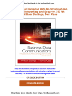 Solution Manual For Business Data Communications - Infrastructure, Networking and Security, 7/E 7th Edition William Stallings, Tom Case Download PDF