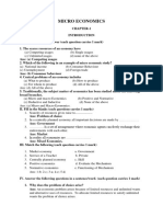 MICRO ECONOMICS Test1