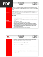 Procedimiento de Trabajo Refuerzo