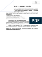 Acta de constitución-RESILIENTES CONTRA EL CANCER