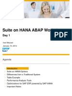 Suite On HANA ABAP Workshop - Day 1