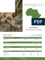 Wild Camp Rack Rate & Fact Sheet 2024