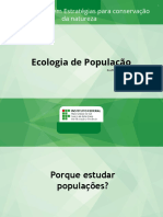 Aula 4 - Ecologia de População