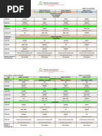 New - Class Schedule S.Y. 2024 2025