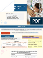 Meningoencefalitis Bacteriana: Integrantes: Grupo 18