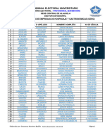 Padrón Preliminar Sector Estudiantil GEHG