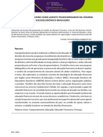 O Educador Financeiro Como Agente Transformador Do Cenário Socioeconômico Brasileiro