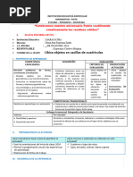 MAT 2° - SESIÓN 17 JULIO Ubica Objetos en Casillas de Cuadriculas