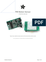 Pir Passive Infrared Proximity Motion Sensor