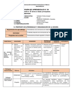 Sesión de Aprendizaje s29 - Comunicacion