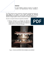 Especificaciones Tecnicas