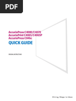 Accuriopress C4080series - Quick Guide - en - 3 2 0