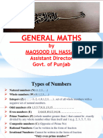 General Maths - 1