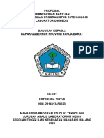 Proposal Tugas Belajar Analis Kesehatan