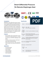 MDM7000 LP Smart Differential Pressure Transmitter With Remote Diaphragm Seal