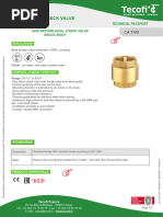 CA1142 - Axial Check Valve DN15-DN50