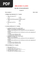 Class 8 Square and Square Roots 2