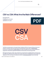 CSV vs. CSA - What Are The Main Differences - Scilife