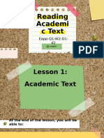 Reading Acad. Text PPT EAPP