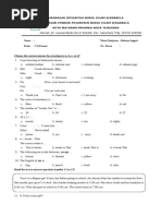 Soal Ujian Akhir Kelas 6