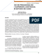 Curso de Pedagogia No Ensino Superior A