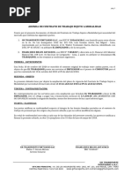 Modelo Adenda Contrato de Trabajo - GR TRANSPORT