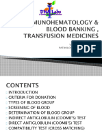 Immunohematology & Blood Bnking