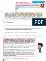 D1 A2 FICHA Analizamos Un Caso para Reflexionar Sobre El Uso de La Información.