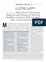 Treatment Effect Sizes of Mechanical