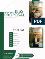 Green Minimalist Professional Business Proposal Presentation