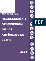 IPC Matriz de Artículos 2021