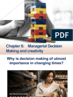 CH 6 Managerial Decision Making and Creativity