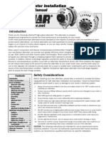 12-Volt Alternator Installation & Operation Manual