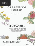 Os 8 Remédios Naturais